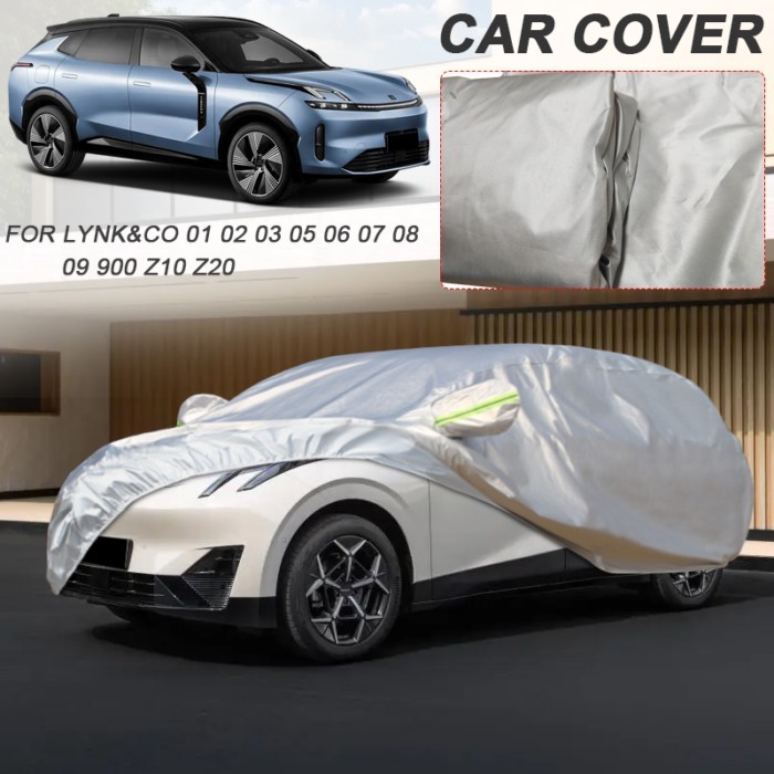 210T Polyester Car Cover For LYNK&CO 01 02 Z20 03 05 06 07 08 09 900 Z10  Waterproof Anti-UV Dustpr