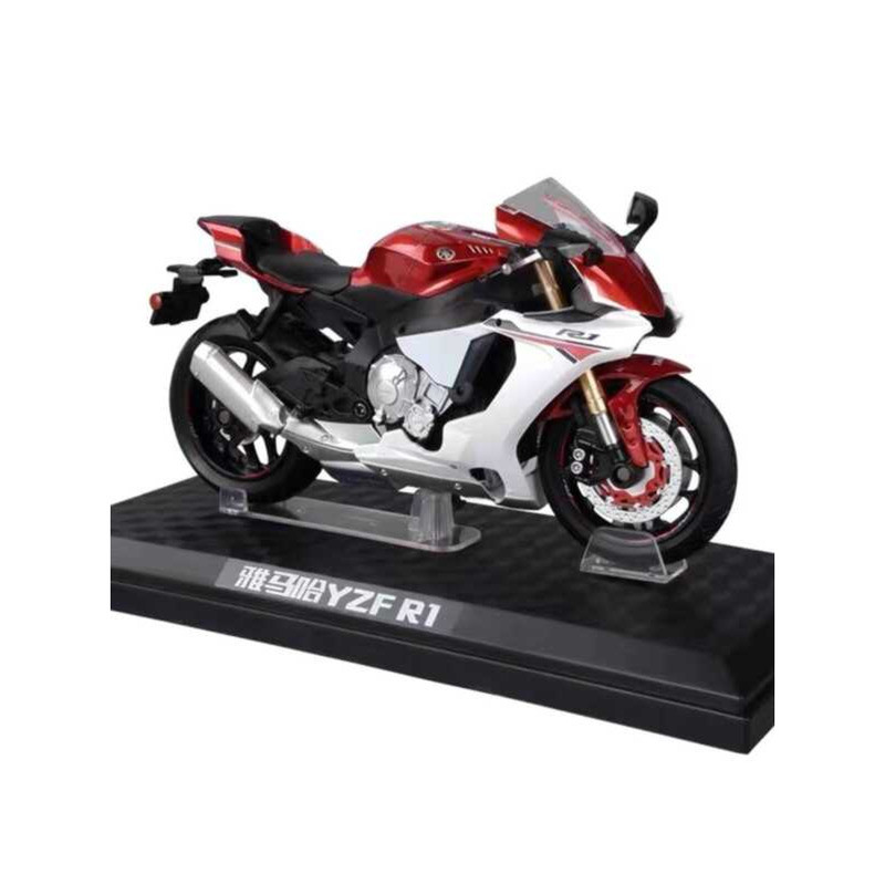 Yamaha R1 Model Original Alloy Simulation Model YZF-R1m Motorcycle Model 1 12th Anniversary Edition