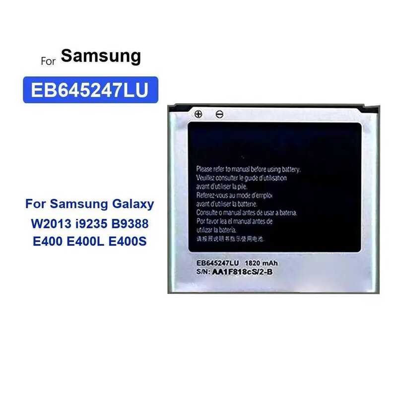Battery EB645247LU 1820mAh For Samsung Galaxy W2013 i9235 B9388 E400 E400L E400S