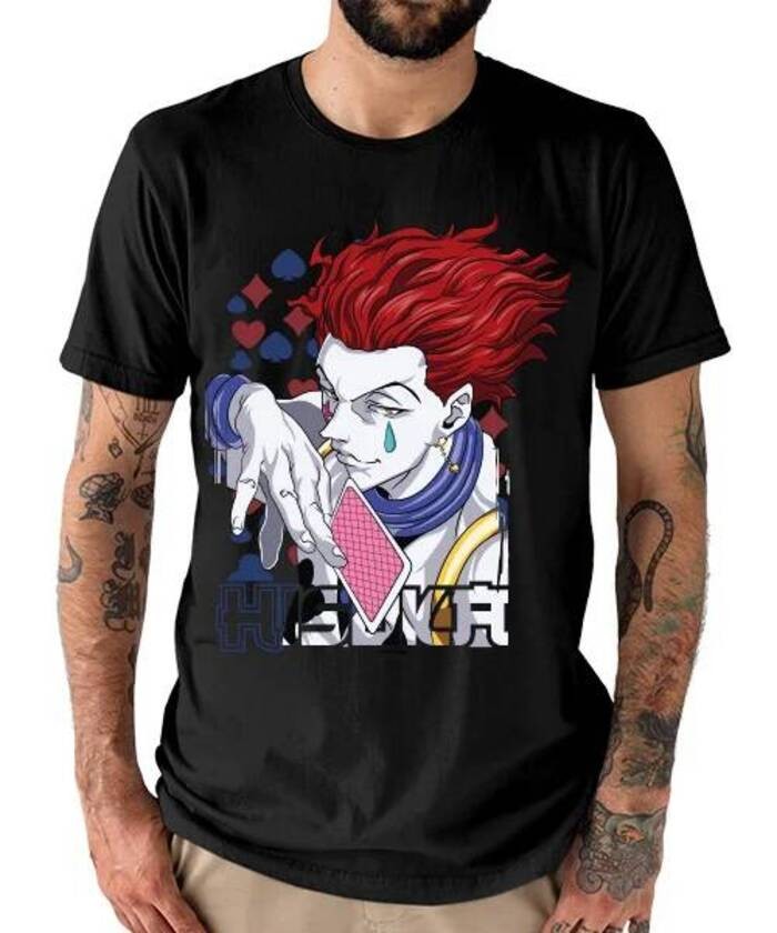 เสื้อยืดสําหรับ Anime Hunter x Hunter Hisoka Morow