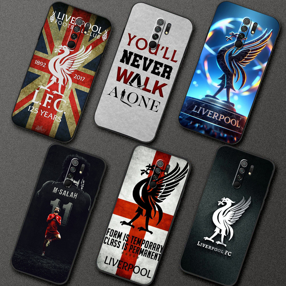 Xiaomi Redmi 6 6A 8 8A 9 Poco M2 SX27 Liverpool Soft เคสโทรศัพท์สีดําเคสป้องกัน