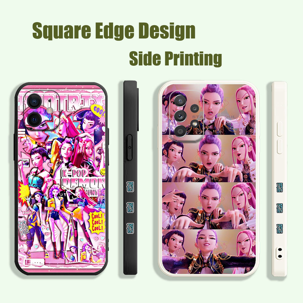 ปลอกสําหรับ OPPO Reno5 Z OPPO A94 A8 A31 A5 2020 A1K A7X A52/A72/A92kpop Demon Hunters Rumi Zoey Mir