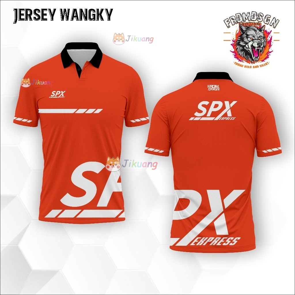 Jual JERSEY WANGY SPX SHOPEE EXPRESS KEMEJA SPX JERSEY POLO