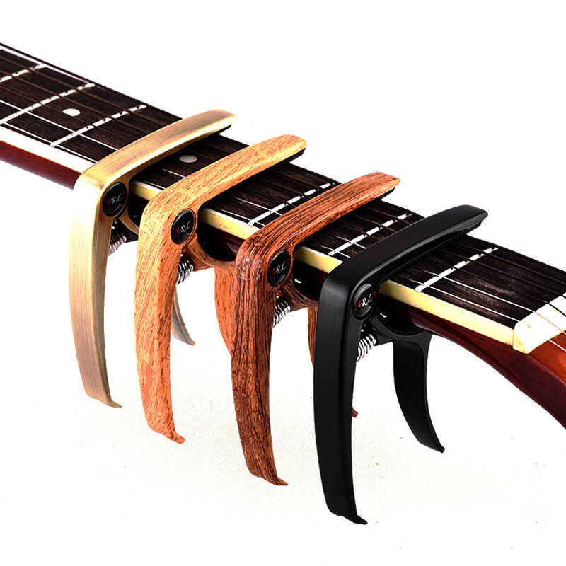 Yiwu กีต้าร์โปร่ง Capo กีต้าร์โปร่งไฟฟ้า Capo สังกะสีอัลลอยด์กีตาร์โลหะ Capo การกําหนดค่ากีตาร์