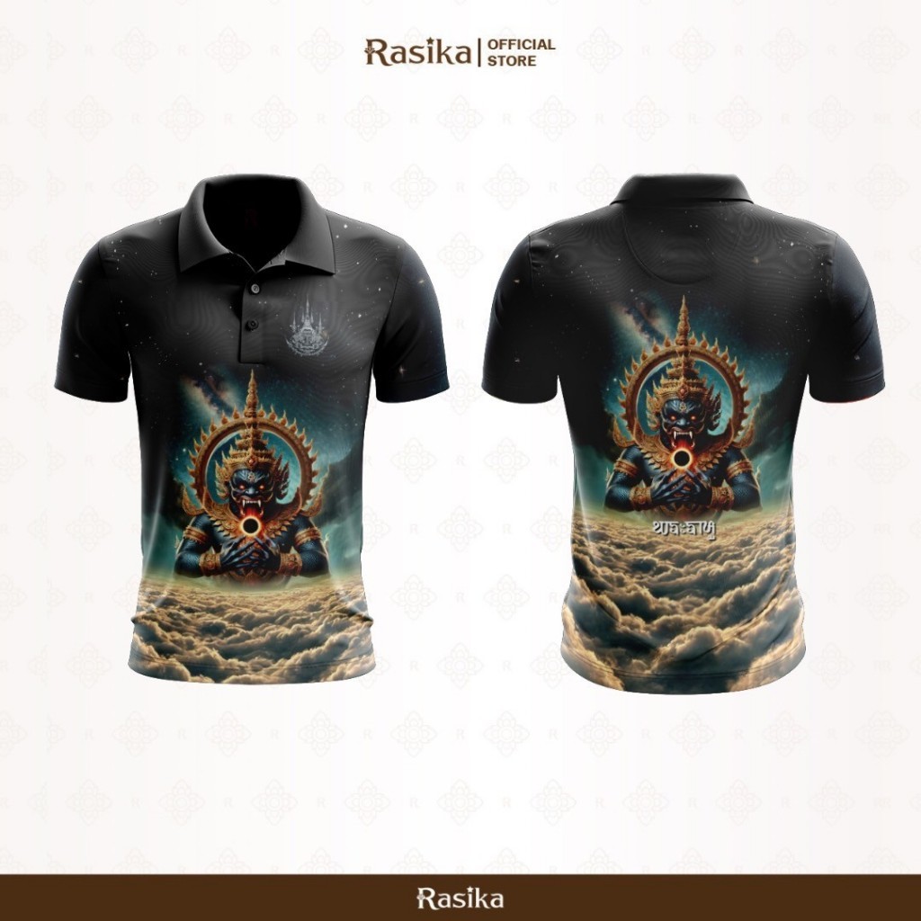 Rasika เสื้อโปโลสายมู ลายพระราหู สามารถใส่ได้ทั้งคุณผู้ชาย และคุณผู้หญิง