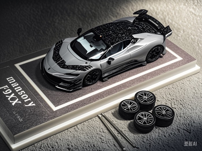 MJ164 Mansory Mansory F9XX Convertible Ferrari Hard Top Supercar โมเดลโลหะผสมจําลองหลากสี