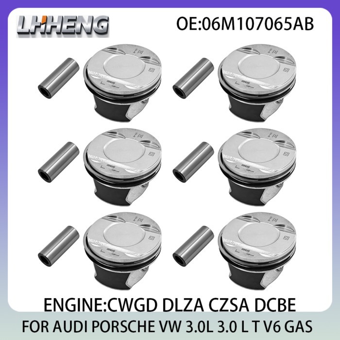 Engine Parts PISTON For AUDI A4 A5 A6 A7 A8 Q5 Q7 Q8 PORSCHE CAYENNE VW TOUAREG 3.0L 3.0 L T V6 GAS