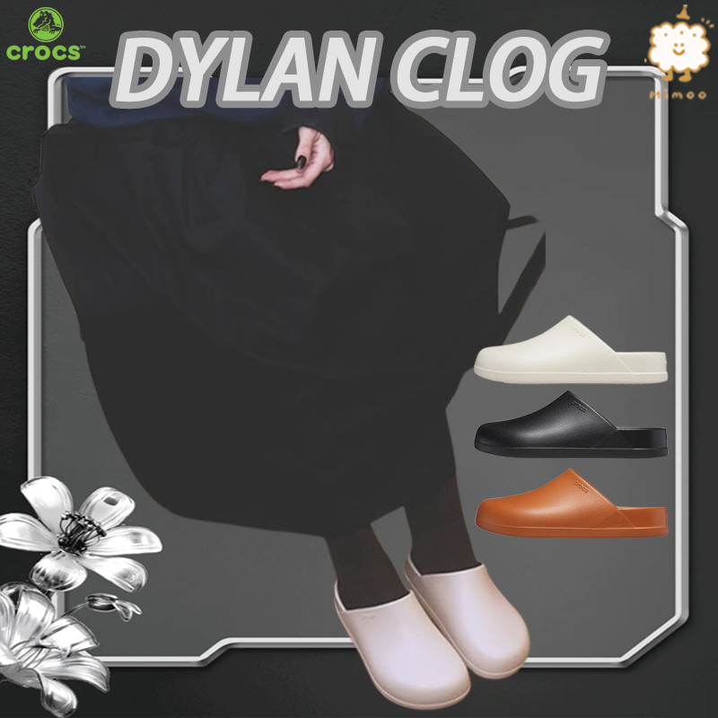 ♞ของแท้ 100% Crocs Dylan Clog  รองเท้าแตะลําลอง กันลื่น (209366-160) (209366-001) (209366-21N) KHF