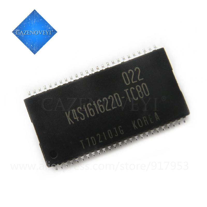 5 ชิ้น K4S161622D-TC70 K4S161622D-TC80 K4S161622H-TC60 K4S161622E-UC80 TSOP-50 ในสต็อก
