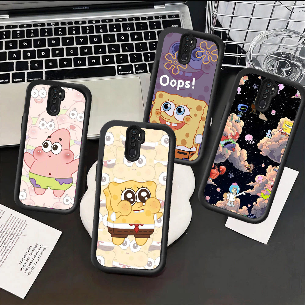 SpongeBobการ์ตูนHpปลอกชุบใสสําหรับRealme Reno Narzo A15s A16E C20A F17 C15 4F C20 C21 2F C25S C11 A1