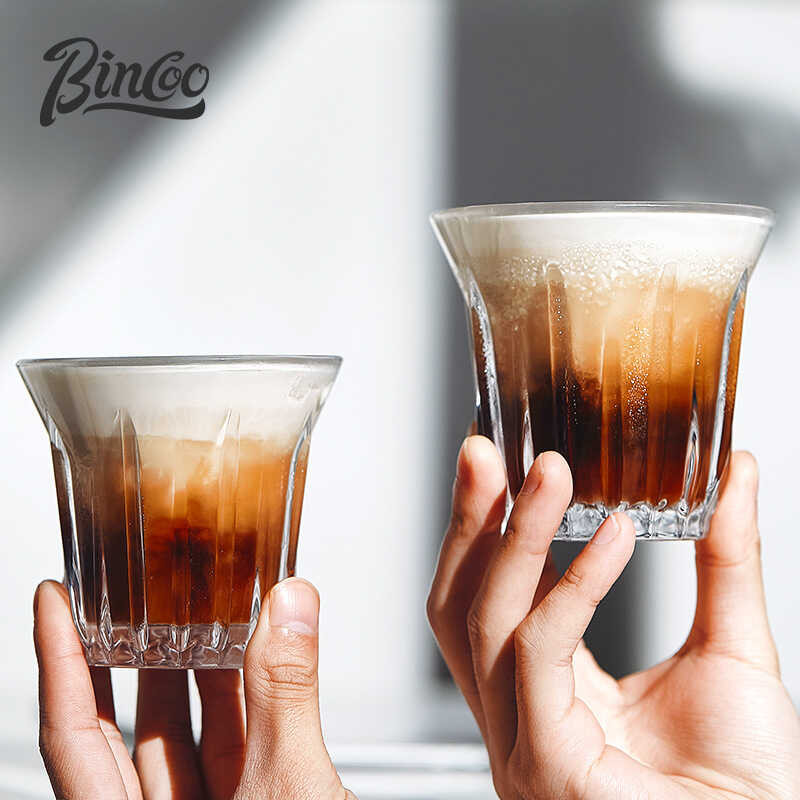 Bincoo ถ้วยกาแฟแก้ว Australian White Cup Latte Cup Simple Dirty Coffee Cup Special Creative Coffee