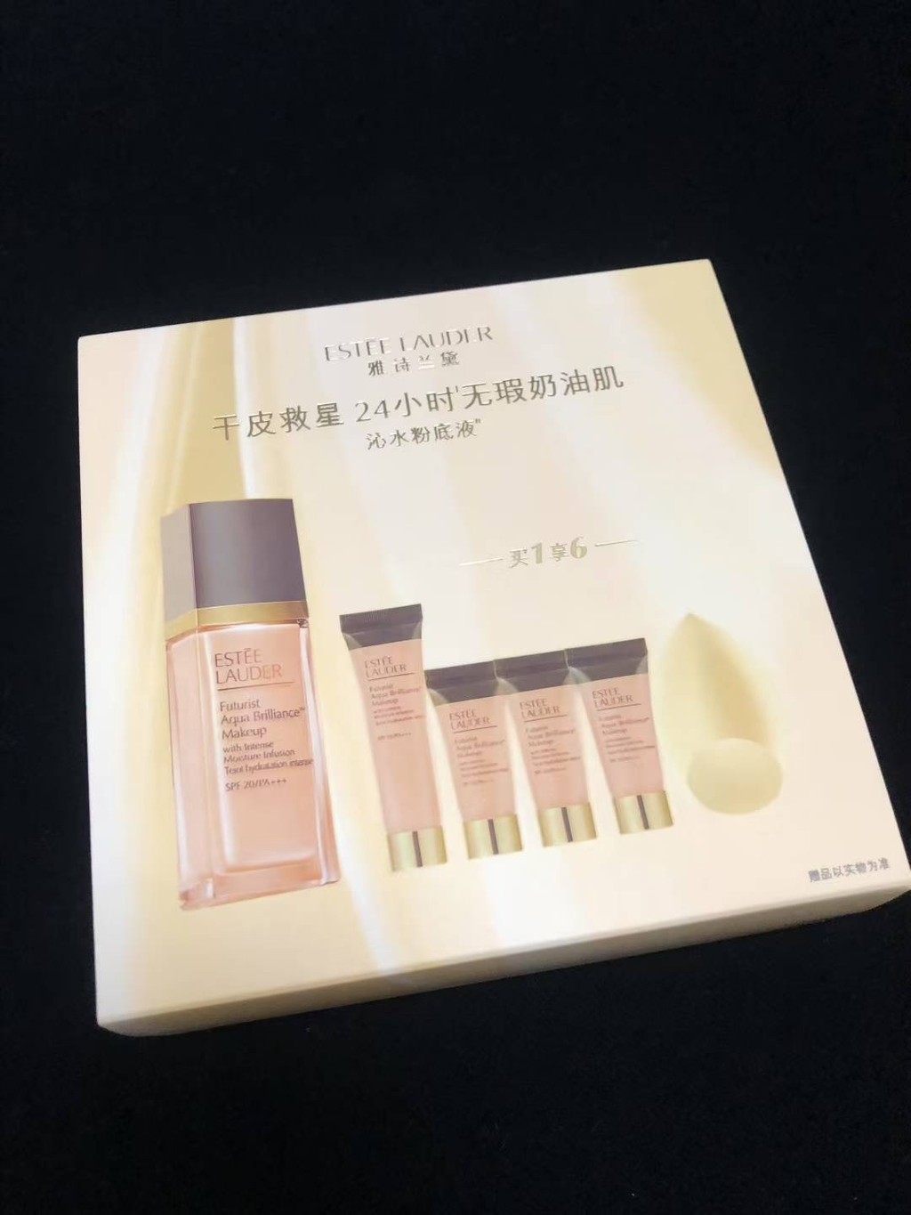 สินค้ามาใหม่ 95 Estee Lauder Water Liquid Foundation 4+1 Set ประกอบด้วย: 30ml, 15ml, 5ml * 3.หมายเลข