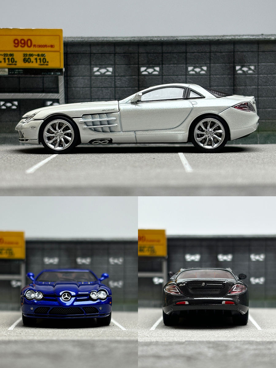 SH SW1: 64 Benz SLR Mclaren Mclaren Classic Super Two-Door Sports Car จําลองรถรุ่น Limited Edition ร