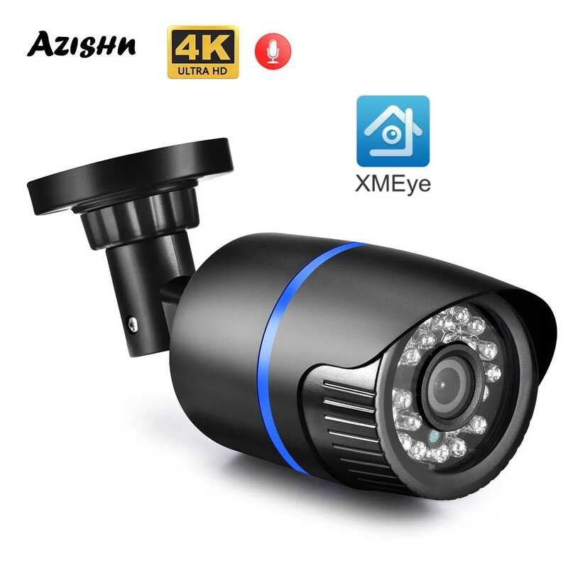 C Xmeye 8Mp Ultra HD 4K 5Mp 4Mp Outdoor IP Camera POE Waterproof H.265 Security Surveillance Bullet