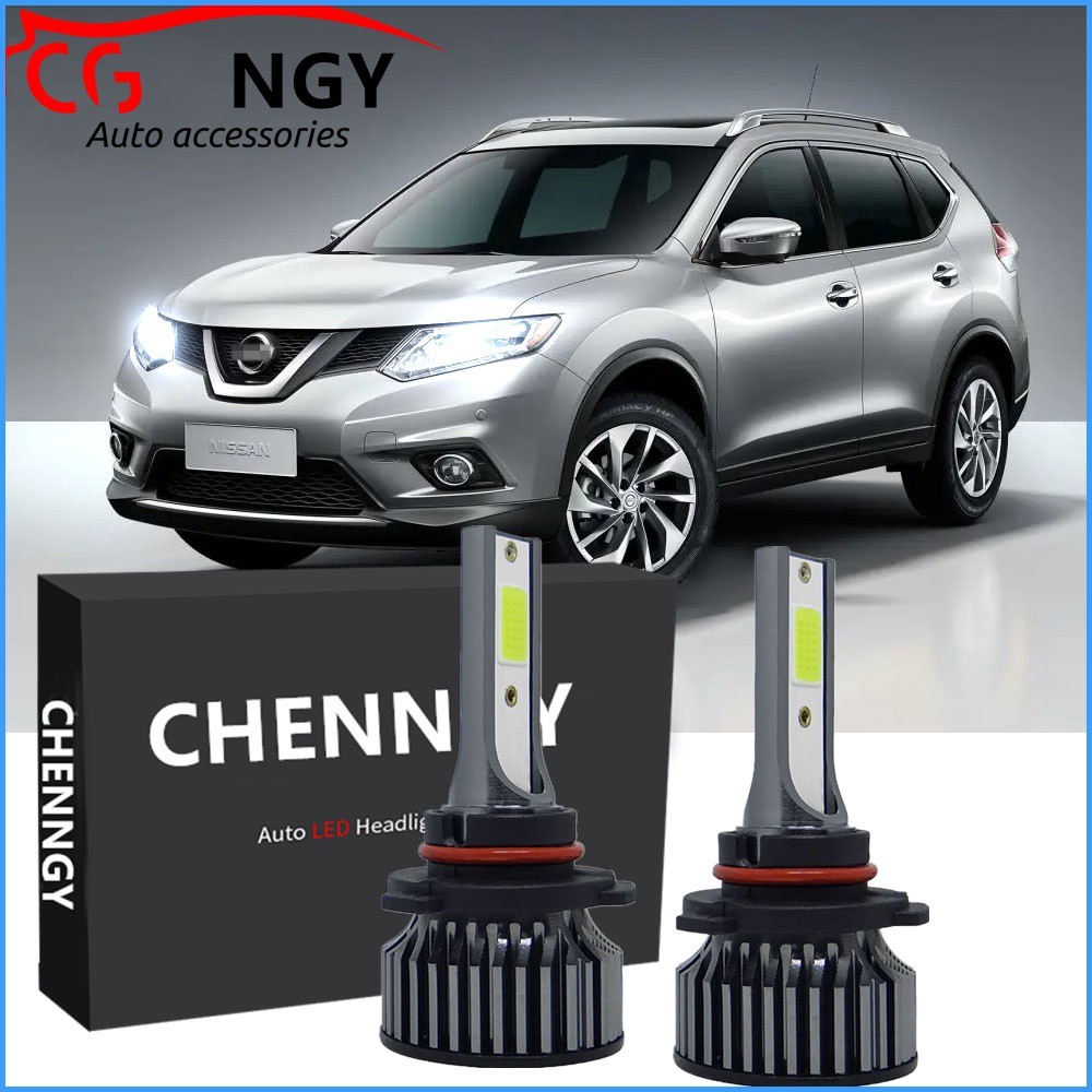 สําหรับ Nissan X-Trail / X Trail (T32) (2015 - 2019) ด้านหน้าหลอดไฟ LED Low Beam 6000K 12V-24V สีขาว