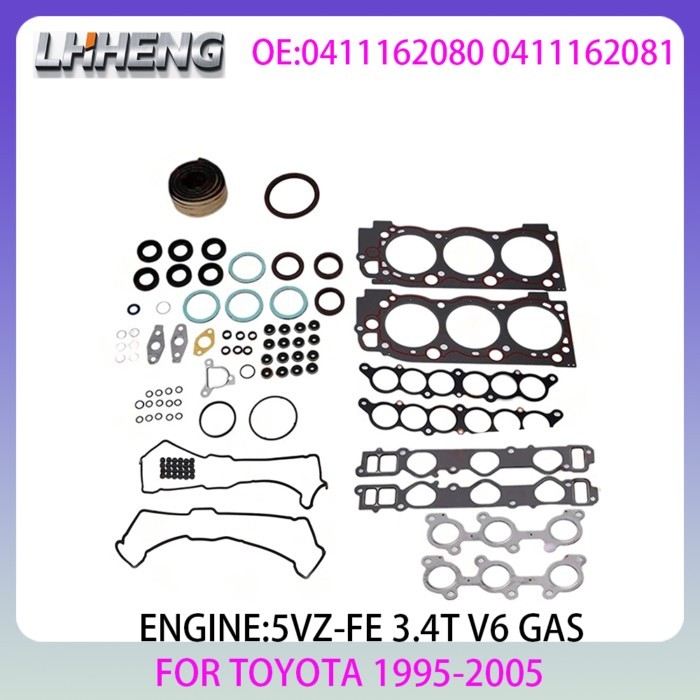 5VZ-FE Engine Full gasket set For TOYOTA HIACE HILUX LAND CRUISER TACOMA 3.4L 3.4 L T V6 GAS 1995-2