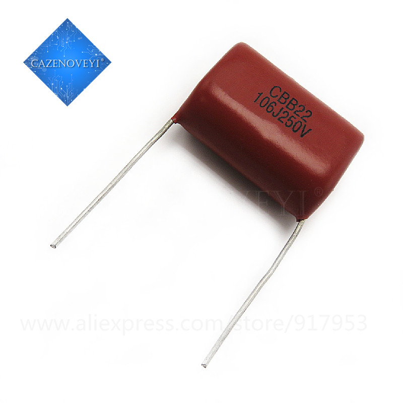 2 ชิ้น CBB22 250V106J 106J250V CLCBB21 250V 106J 10UF ในสต็อก