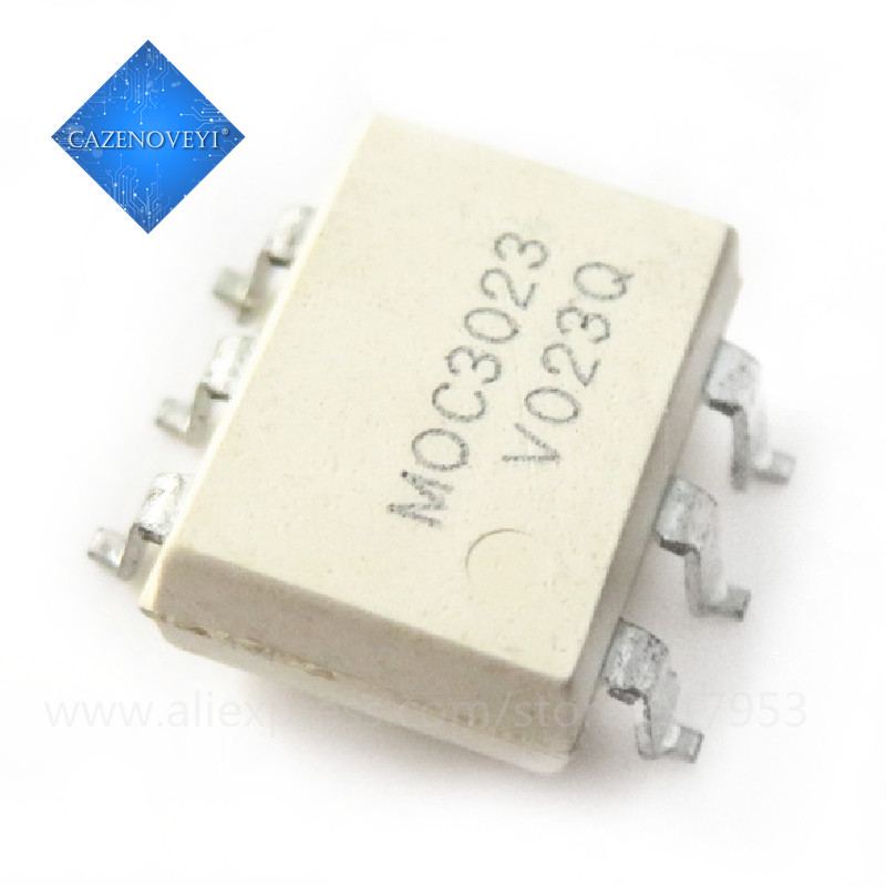 10 ชิ้น MOC3023 3023 SMD-6 ใหม่ต้นฉบับในสต็อก