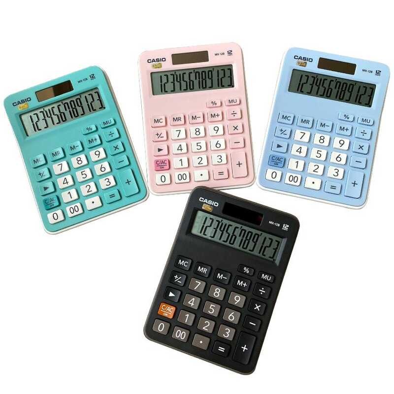 เครื่องคิดเลข Casio ขนาดเล็ก Desktop MH MS MY MZ MX-12B 120B 12S 120S 20UC wanga2