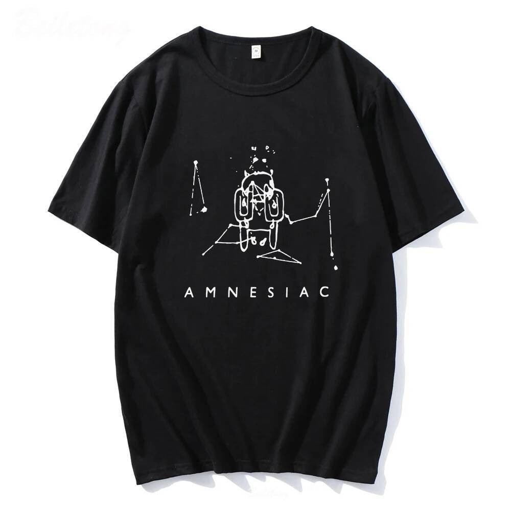 เสื้อยืด Radiohead Amnesiac ลาย Cute Cry สำหรับทั้งผู้หญิงและผู้ชาย จากผ้าฝ้าย 100%