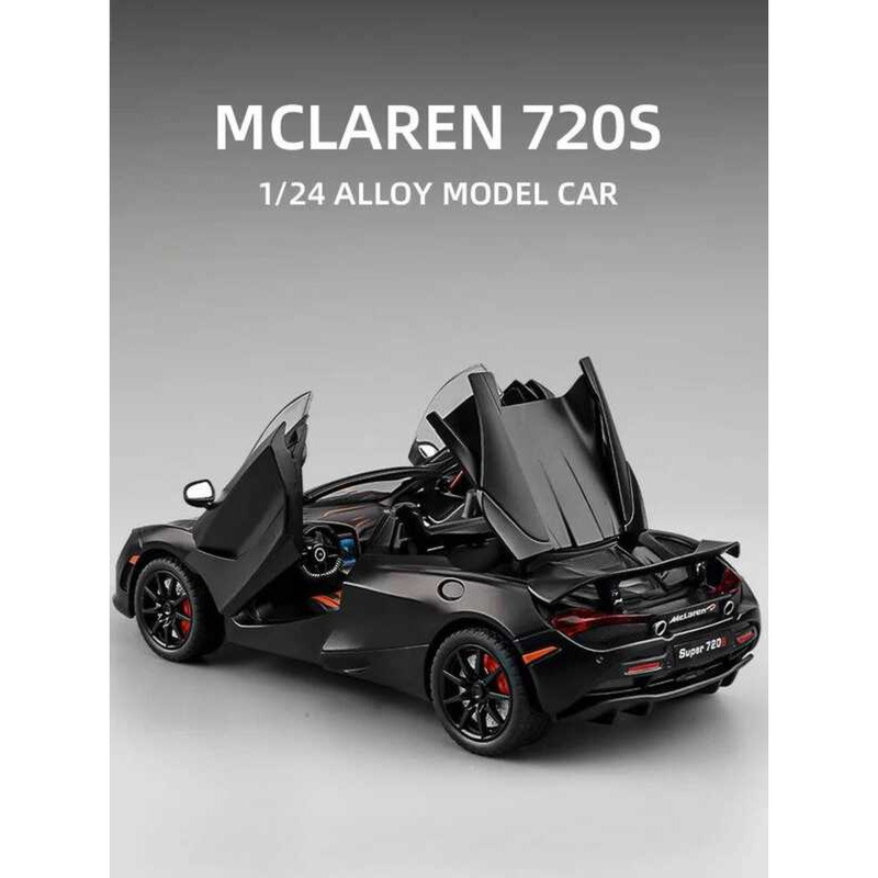 C Mclaren 720S 1:24 Er Sportcar Sound & Light Miniatures Alloy Diecast Model Car Presents For Boyfr