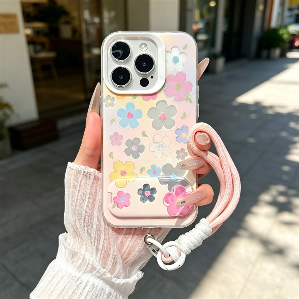 ความงามพาสเทลดอกไม้RealmeสําหรับRealme 15 16 Pro 11X C53 5I C30Sหมายเหตุ 50 60 ปลอกกันกระแทกพร้อมสาย