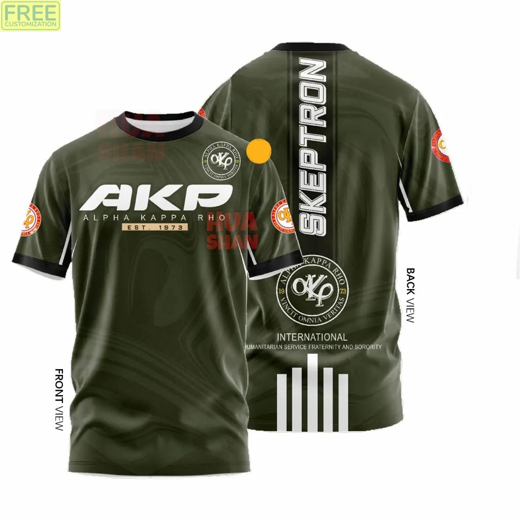 ฟรี CUSTOMIZATIONAlpha Kappa Rho 1973 Fraternity AKP 53rd Anniversary Tank Top สําหรับชาย Tropical พ