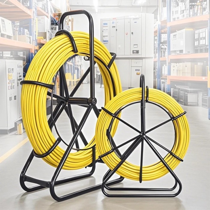 4/5/7mm Threader Pipeline Traction Pulling Cable Optical Fibre Electrician Power Perforator 50m/100