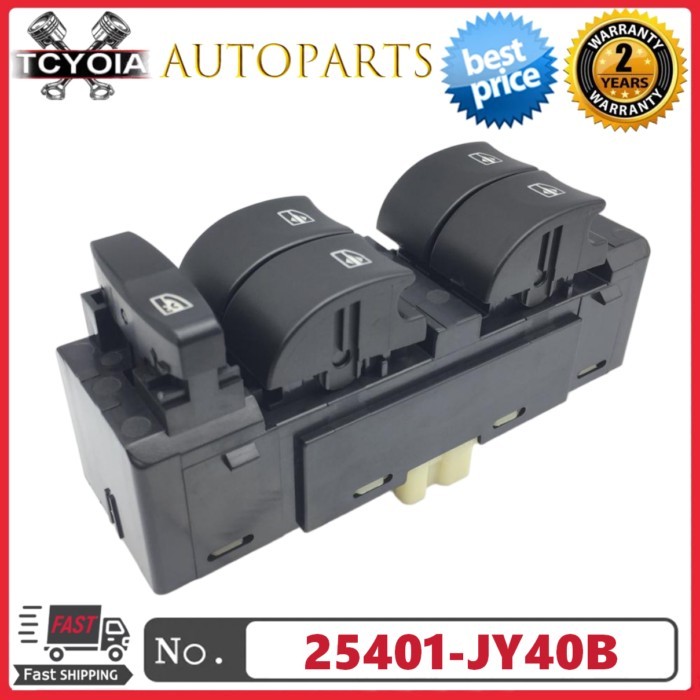 25401-JY40B 25401JY40B Master Electric Power Window Switch For 2008-2016 Renault Koleos