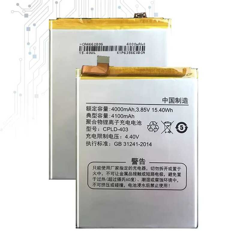 Battery for Coolpad Cool 1 Dual C103 C106 C107 For Letv LeEco le3 S3 For MEXUN LeRee R116 CPLD-403 4