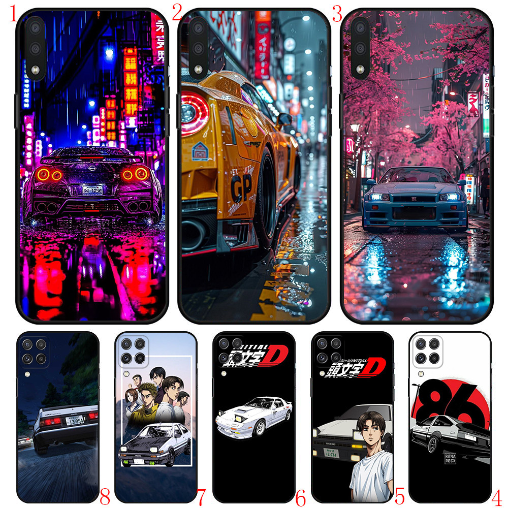 Xiao Mi Poco C75 C65 C55 C51 C50 C40 F5 Pro M4 Pro M5 B2 Initial D เคสโทรศัพท์สีดํานุ่ม