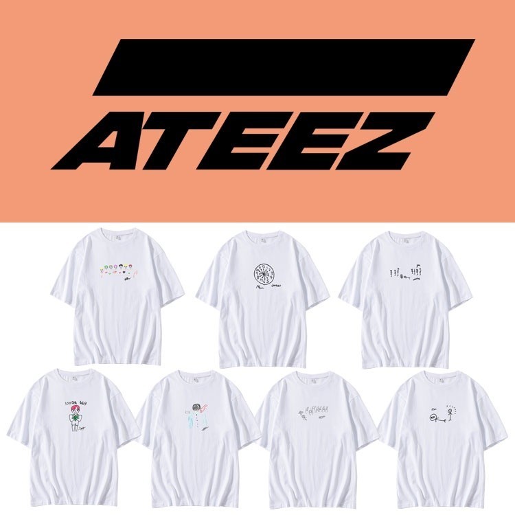 T-Shirt  ดีมาก เสื้อยืด Kim Hongjung สมาชิก ATEEZ S-5XL S-5XL