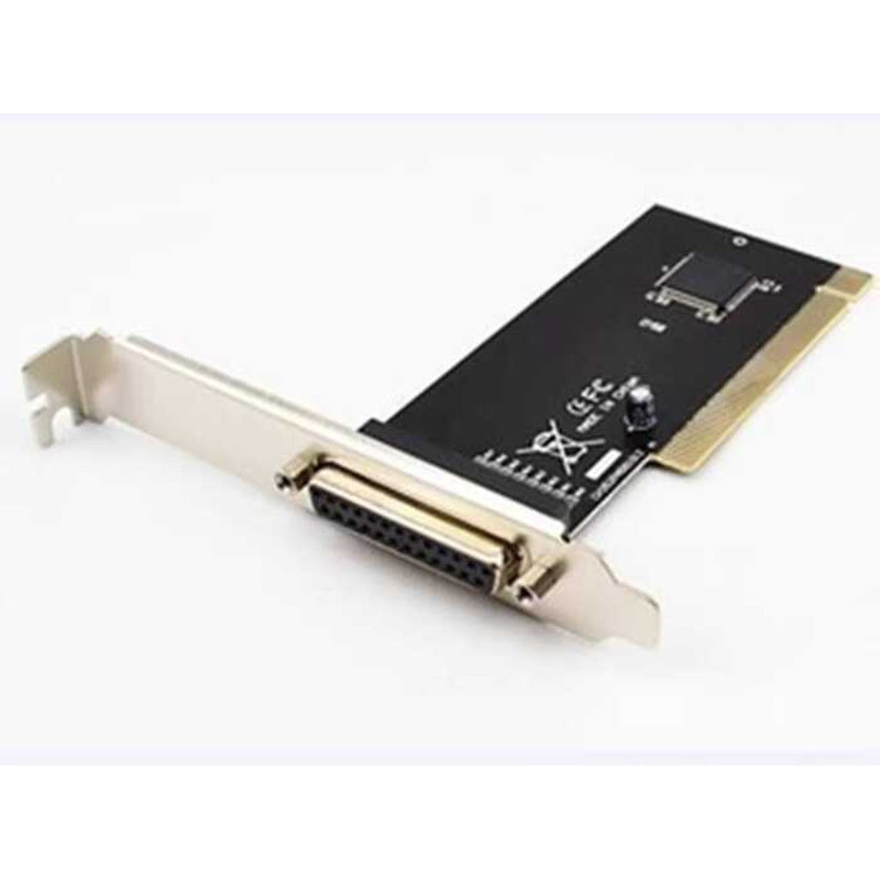 Ezhou ยี่ห้อใหม่คอมพิวเตอร์เดสก์ท็อป PCI การ์ดขนานพิมพ์การ์ดใบเสร็จ Bank Passbook เครื่องพิมพ์ 25 หล