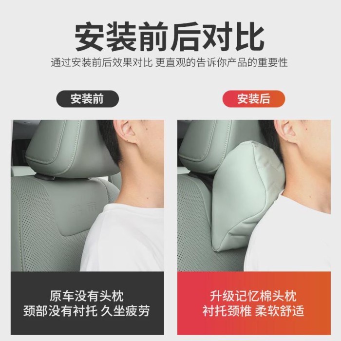 For BAIC BJ40 BJ40C BJ40e Plus 2024 2025 2026 Accessories Headrest Waist Support
