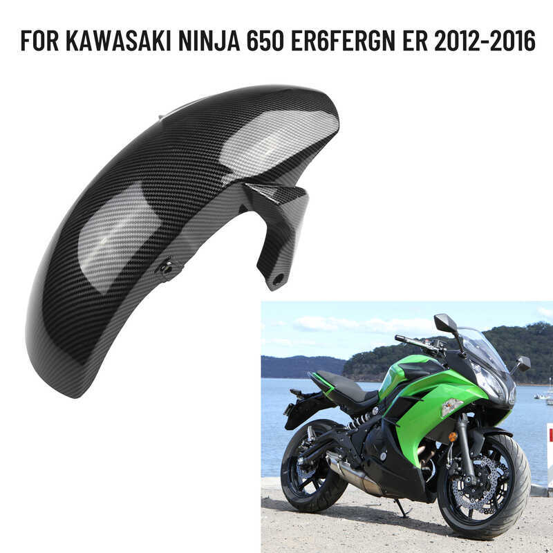 เหมาะสําหรับ Kawasaki Kawasaki Ninja 650 ER6F ER6N 2012-2016 บังโคลนหน้ายาง
