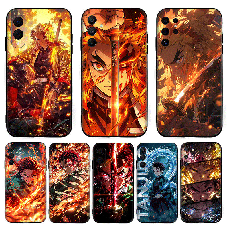Hot Blooded Anime Demon Slayer Tanjiro ^W7 สําหรับ Samsung S7 Edge S8 Plus S9 S10 S10E Lite S20 ความ