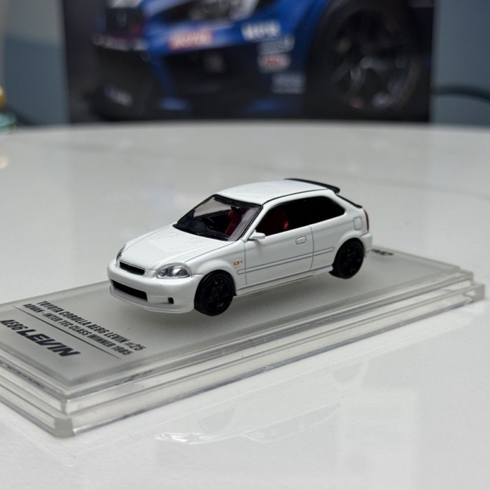 ข้อบกพร่องโดยไม่มีแพ็คเกจเดิม 1/64 tw inno Honda ek9 แพ็คเกจหลวมโมเดลรถโลหะผสม