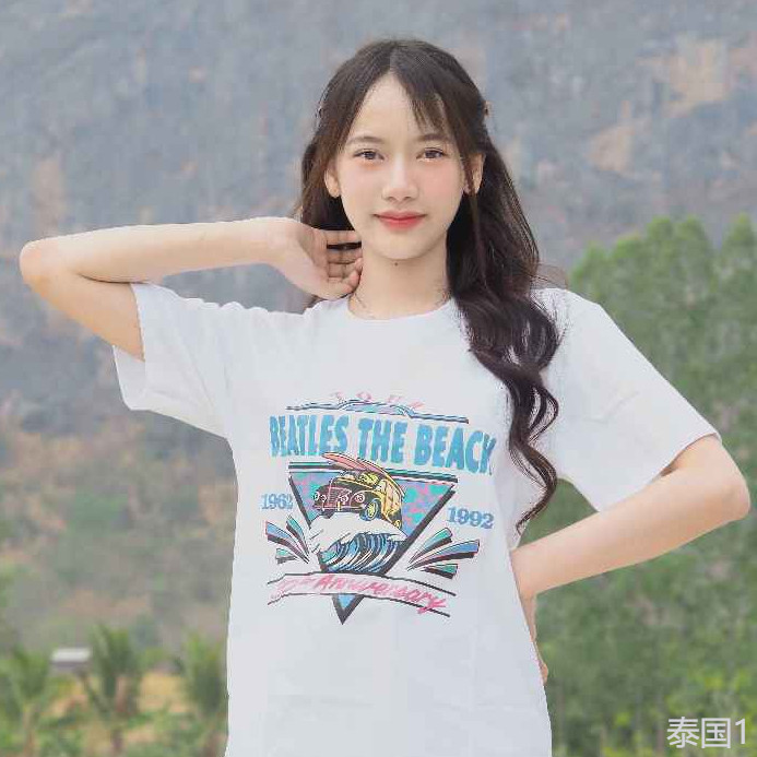 (พร้อมส่ง) เสื้อยืด TOUR BEATLES - ผ้า Cotton100%