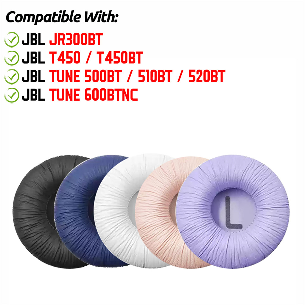 สําหรับ JBL T450 T450BT T500BT TUNE 600 JR300BT หูฟังชุดหูฟังเบาะฟองน้ํา Earmuffs เปลี่ยนฝาครอบ