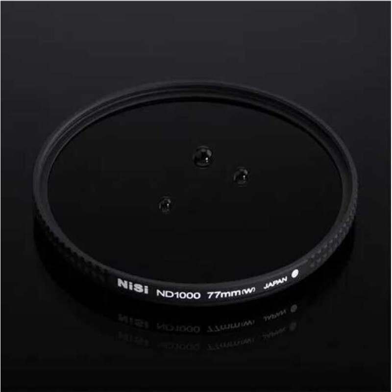 ▥ Nisi มม.Nd1000 Ultra Thin Neutral Density Filter 10 หยุดสําหรับกล้ดิจิตอล SLR ND 1000 77 82 3