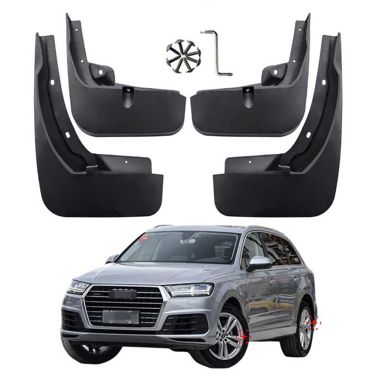 เหมาะสําหรับ 15-19 Audi Q7 กีฬารุ่น Audi SQ7/Q7 Sline Mudguard Mudguard Mudguard