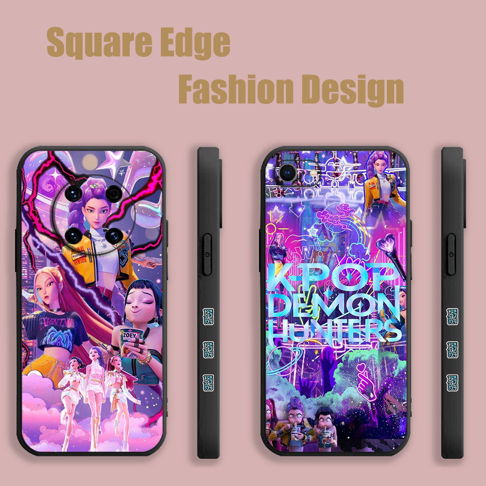 ปลอกสําหรับ OPPO A53 A76 A95 A96 A77 Reno6z Reno 7 4G Kpop Demon Hunters Rumi Zoey Mira KMJ82 เคสโทร
