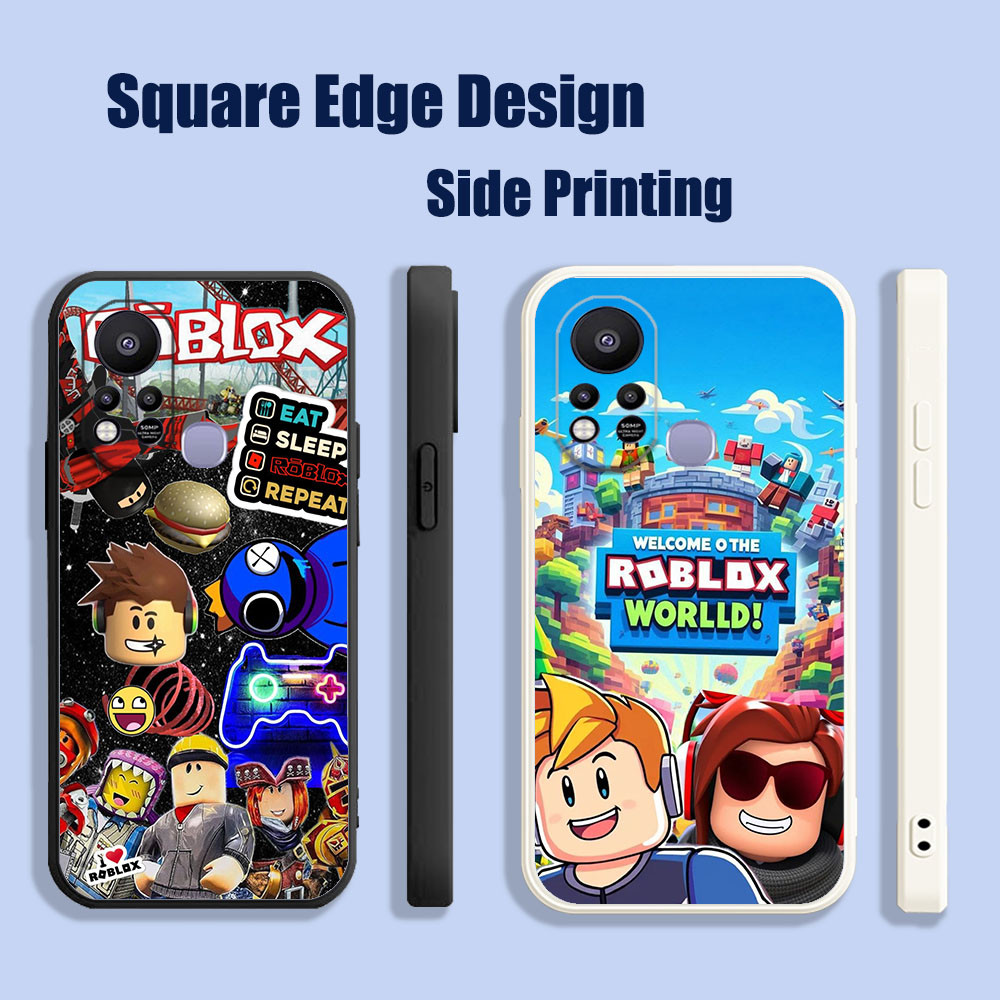 ปลอกสําหรับ Huawei Nova 3i 7i 8i 5T Y9S ROBLOX เกมน่ารักเพื่อน BOG10 เคสโทรศัพท์ขอบสี่เหลี่ยม