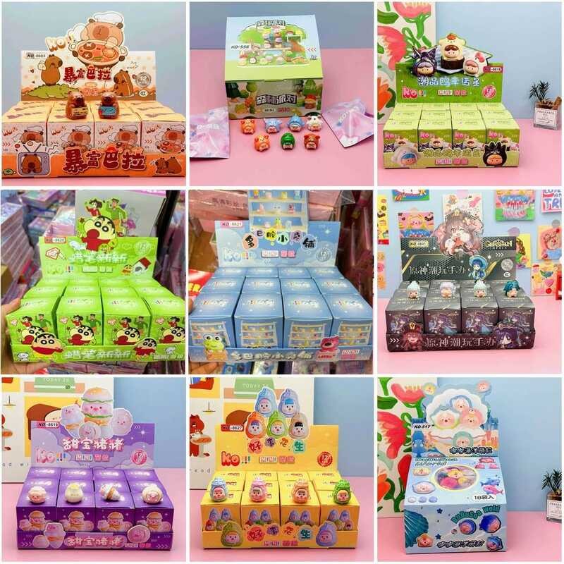 C EXCEED Acquire77ex6 12/18 Box/Set เครยอนชินจัง กล่องสุ่มของ คาลิปบาร่า Loopy โมเดลฟิกเกอร์การ์ตูน