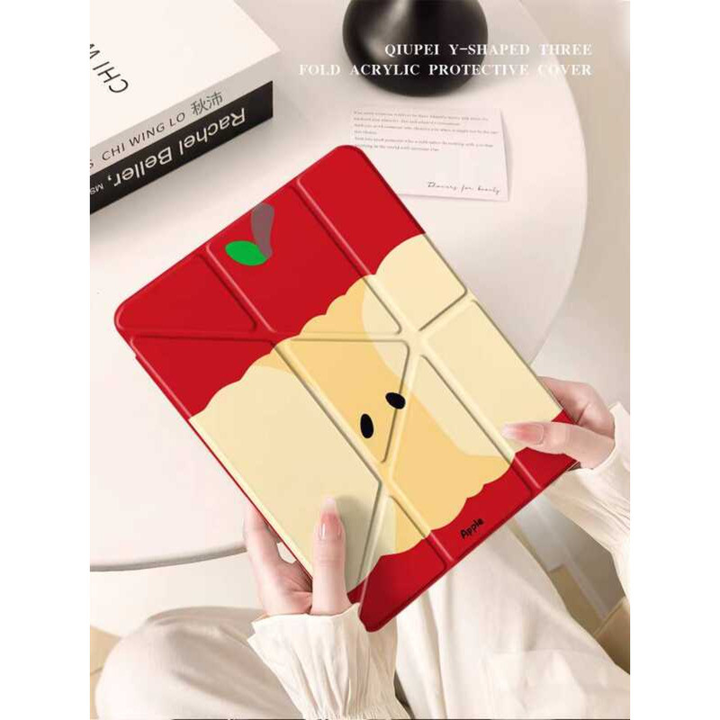 3+Y% ลด เหมาะสําหรับ Huawei matepad11 เคสป้องกัน 2024 เคสแท็บเล็ต 10.95 สีแดง Apple se Sleep air ช่อ