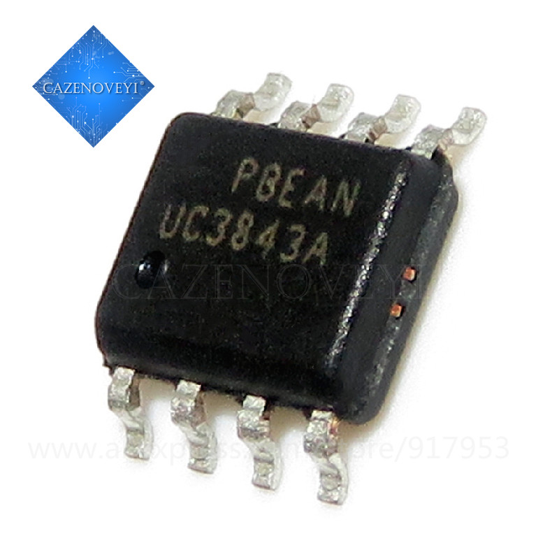 10 ชิ้นใหม่ UC3843AN UC3843 3843B UC3843A 3843A SOP-8 สวิทช์แหล่งจ่ายไฟ controller ชิป IC