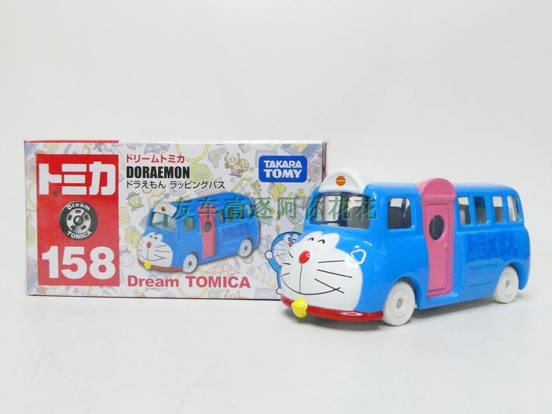 TOMY TOMICA TOMICA 158 DORAEMON Bus Tinkerbell DORAEMON Out of Print Car Model