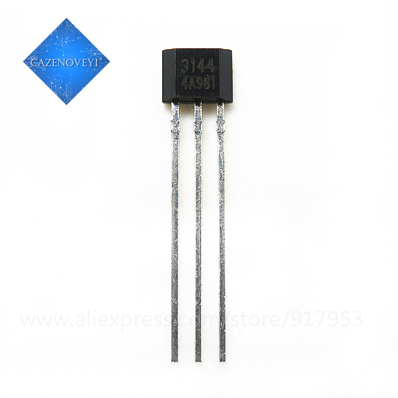 10 ชิ้น OH3144 AH3144E A3144E TO92 A3144 TO-92 3144 3144E Hall Effect Sensor ใหม่และต้นฉบับ IC ชิป