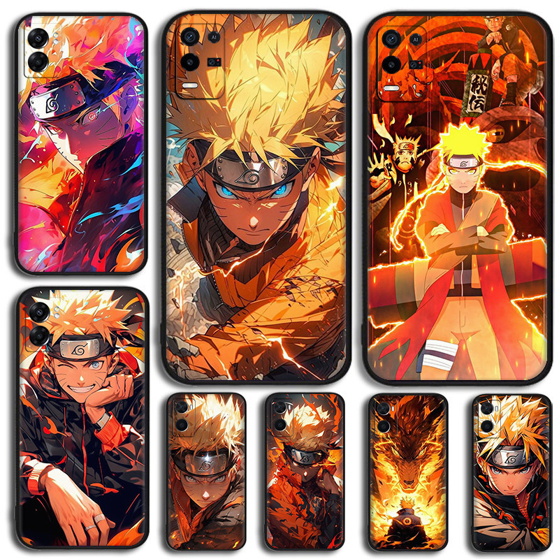 Cool Naruto การ์ตูนอะนิเมะ [U6] สําหรับ realme narzo 70X N65 C65 12 13 TPU soft black เคสป้องกัน
