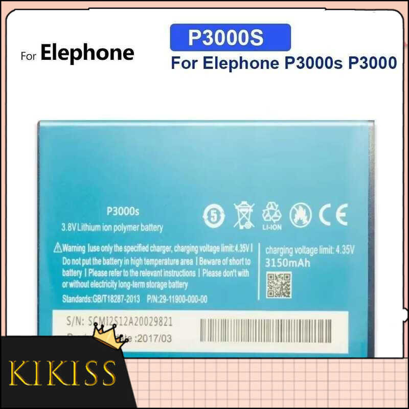 For Elephone P3000s P3000 Smartphone P3000S แบตเตอรี่ 3150mAh